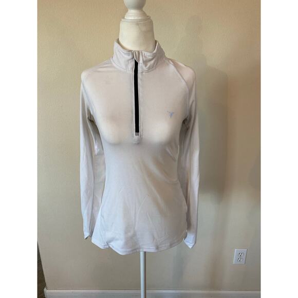 White athletic Old Navy top long sleeved Size XS - Picture 1 of 6